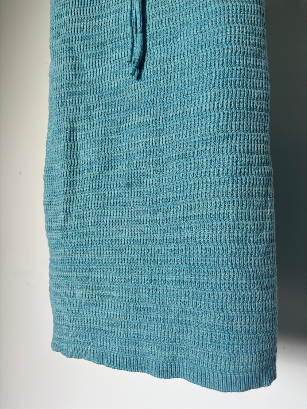 Olive & Oak Teal Crochet Mini Dress - Picture 4 of 9